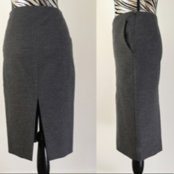 BABATON 2/XS double slit wool lined pencil skirt with pockets, EUC from ARITZIA - Picture 2 of 9